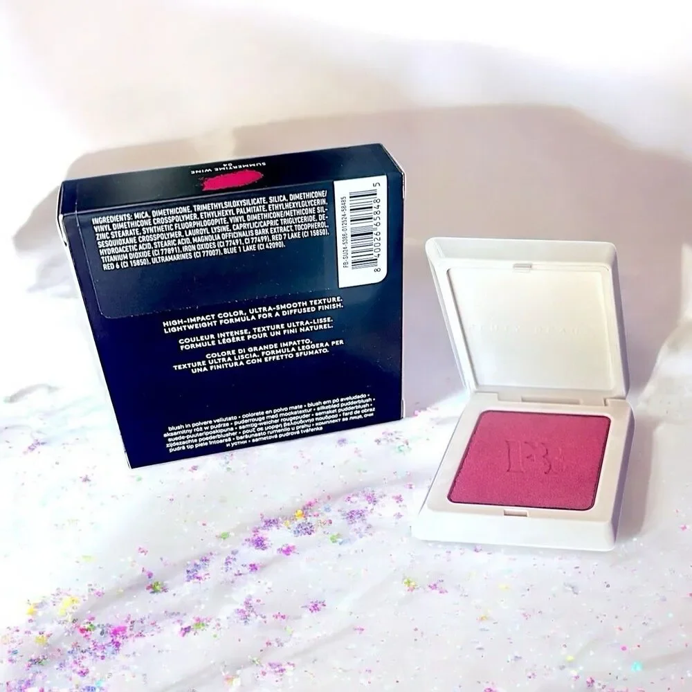 FENTY BEAUTY Fenty Cheeks Suede Powder Blush in Summertime Wine 0.14 fl oz NIB